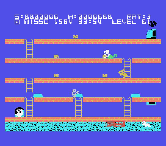 Hustle Chummy screenshot 1 for MSX